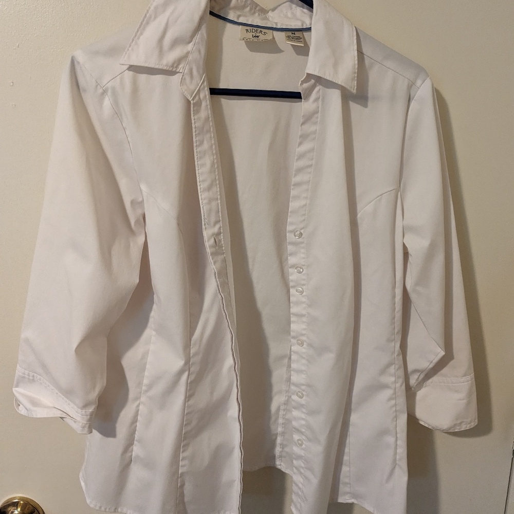 White Button up Blouse